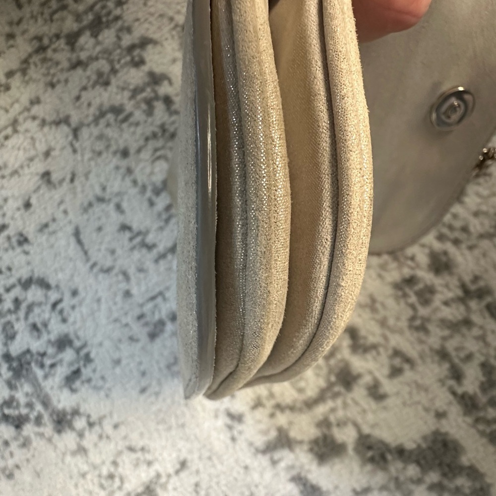 💙 Jimmy Choo Shadow Suede Crossbody Bag - Authentic - Picture 6 of 13